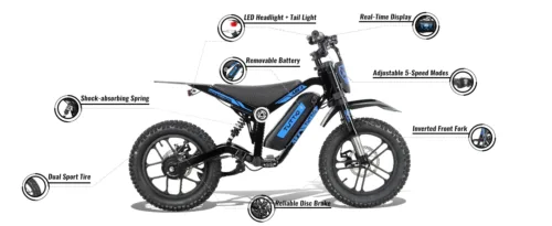 Tuttio ARC-I Kids Electric Bike